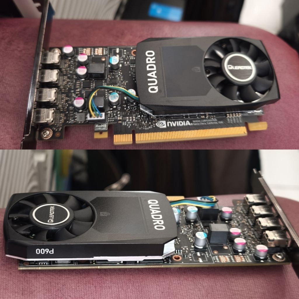 VGA CARD NVIDIA QUADRO P600 2GB DDR5 128Bit