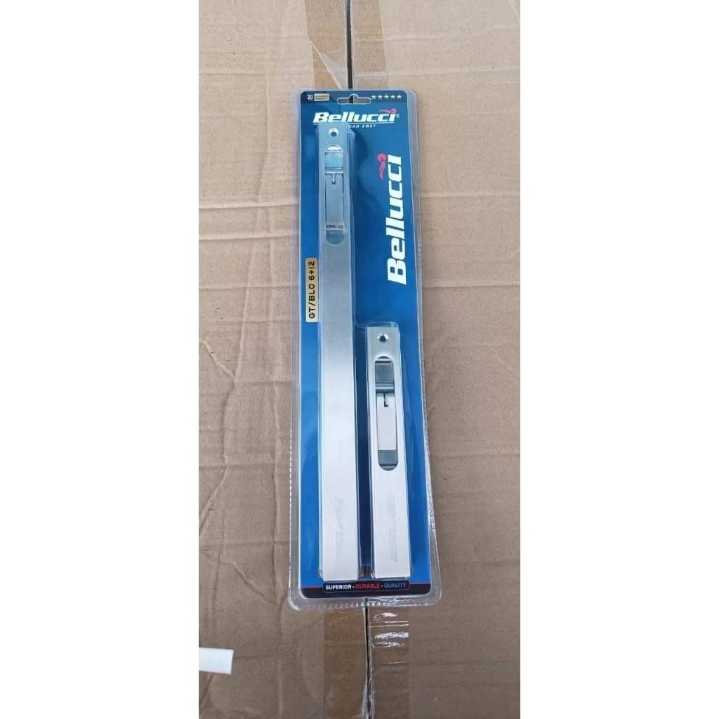 Grendel Tanam Bellucci 6" + 12" NB | Slot Pintu Tanam Atas Bawah | Grendel Tanam Bellucci