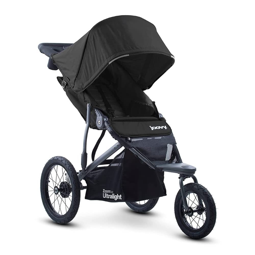 Joovy Zoom360 Ultralight Jogging Stroller Featuring High Child Seat, Shock-Absorbing Suspension