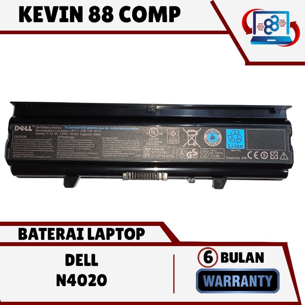 Baterai Dell N4020 N4030