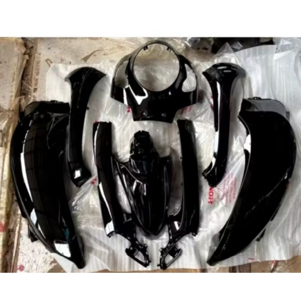 cover body halus Scoopy tahun 2020,2021,2022,2023 hitam polos