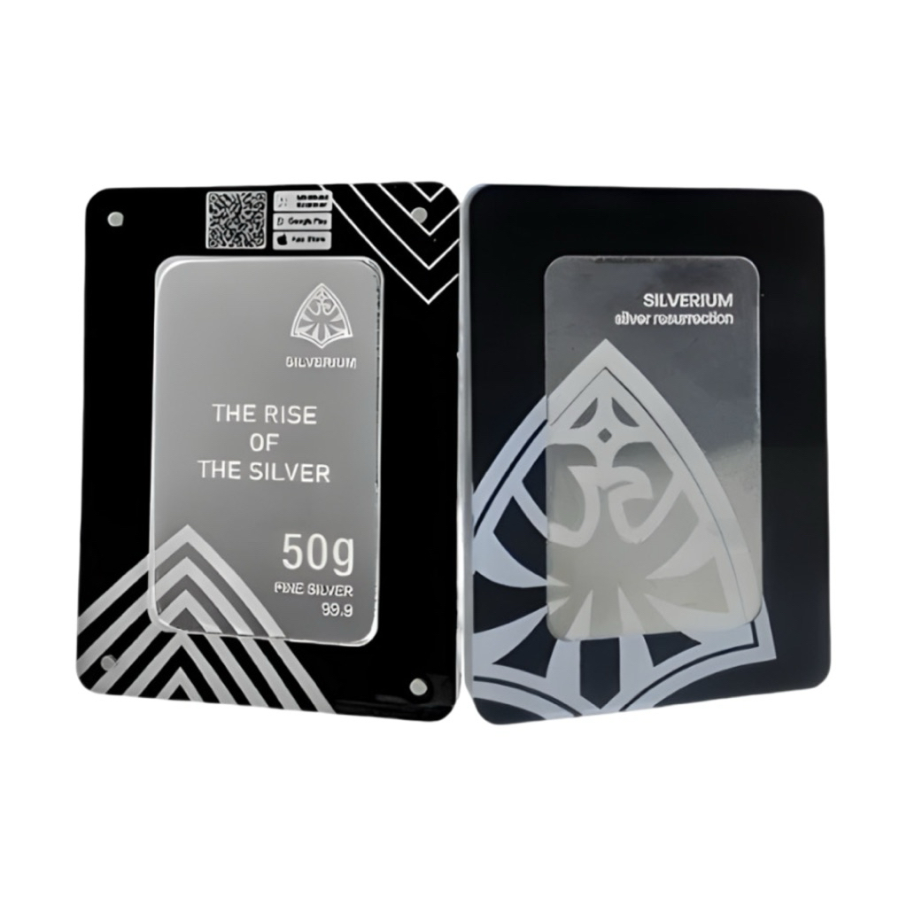 SILVERIUM - GRAMASI 50 GRAM KADAR 99.9%