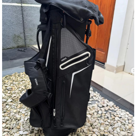 Titis Golf | Inesis Golf Light Stand Bag Black