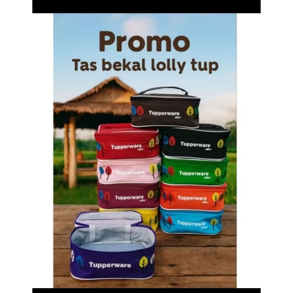 Tas Lolly Tup Tas bekal Tupperware lolly tup