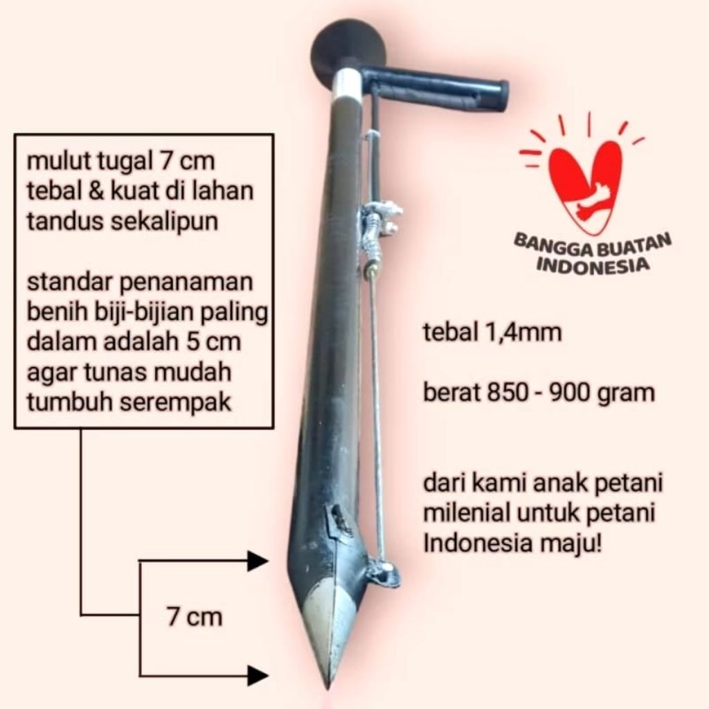 Alat tanam jagung manual tancap / alat tanam biji bijian