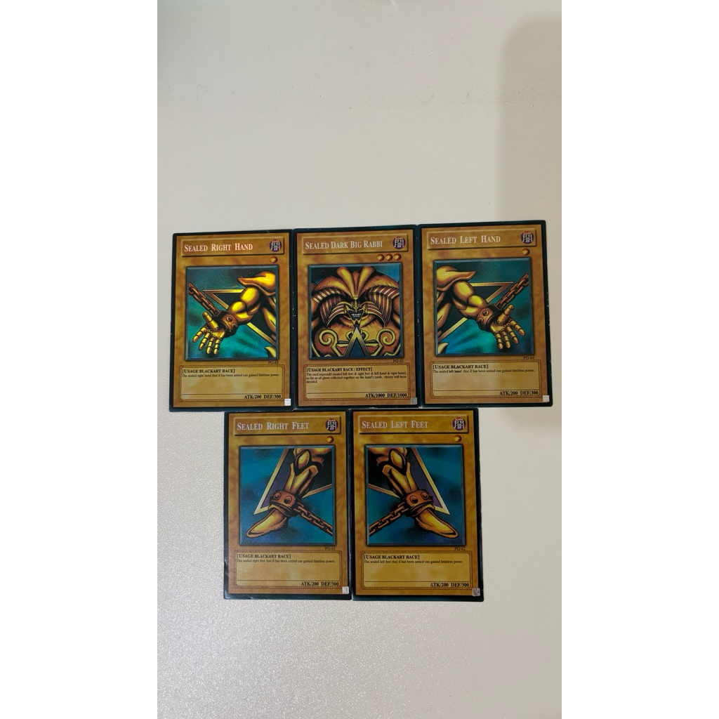 Kartu Yugioh Vintage Exodia Set TCG
