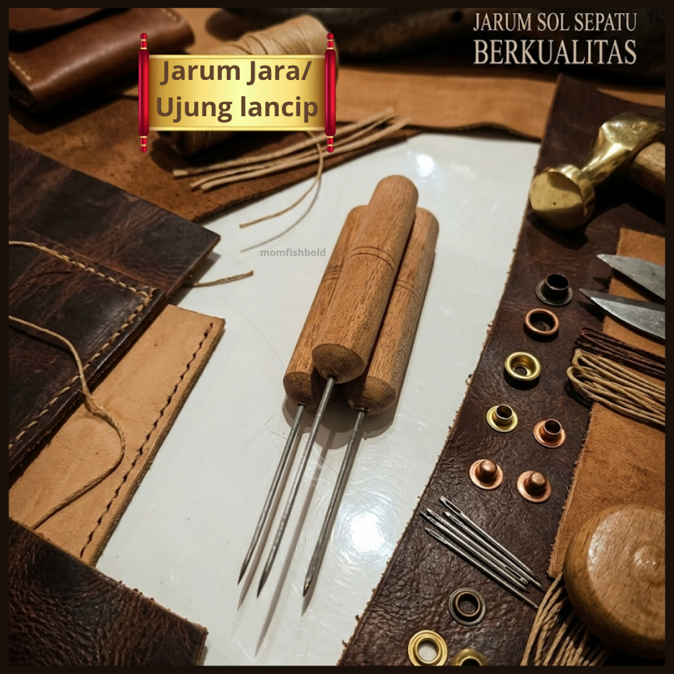 Jarum Jara Ujung Lancip Sol Sepatu Grosir A