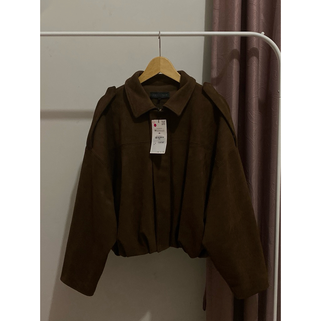 nwt zara suede jacket