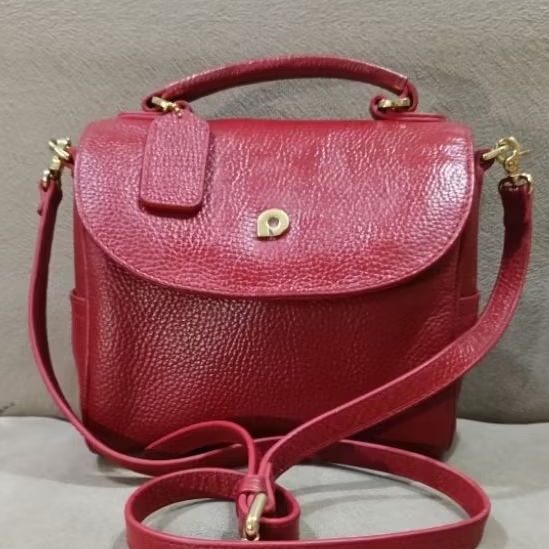 TAS SELEMPANG PAPILLON K 3283 SEKEN WARNA MERAH MULUS BANGET