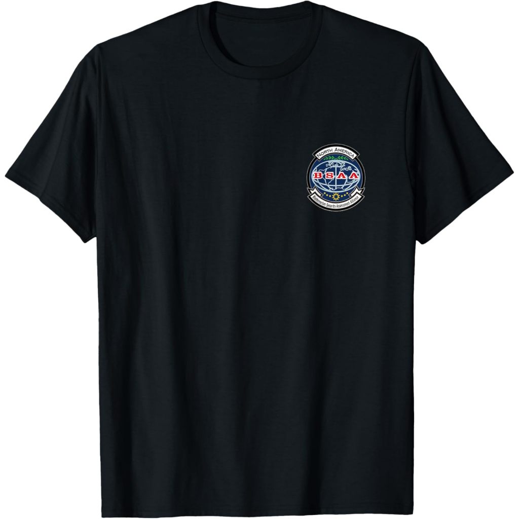 Baju kaos katun 24s Resident Evil BSAA T-Shirt