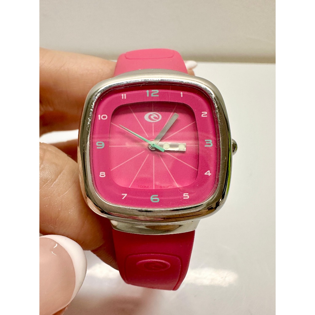 Preloved Jam Tangan Wanita Women's Classic Surf Watch Rip Curl Holly A2345G - Pink