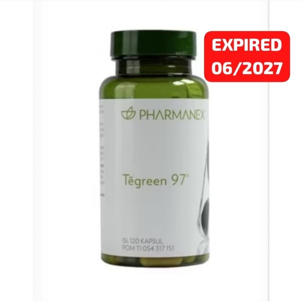 ED 06/27 tegreen97 isi 120 kapsul teagreen teh hijau tegreen120