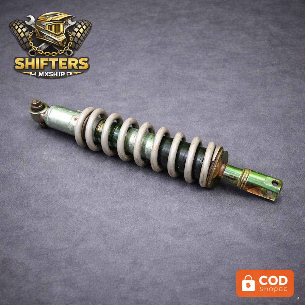 MONOSHOCK KLX150 BF SE HIJAU ORIGINAL COPOTAN -SHOCK BELAKANG KLX150 BF SE