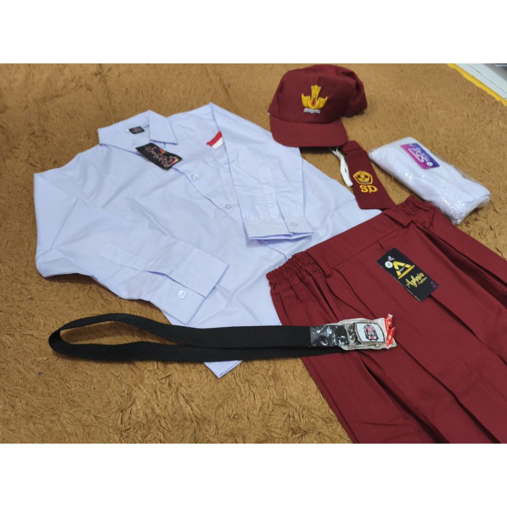 Set Seragam Sekolah SD/Seragam Sekolah SD Murah/Set lengkap SD