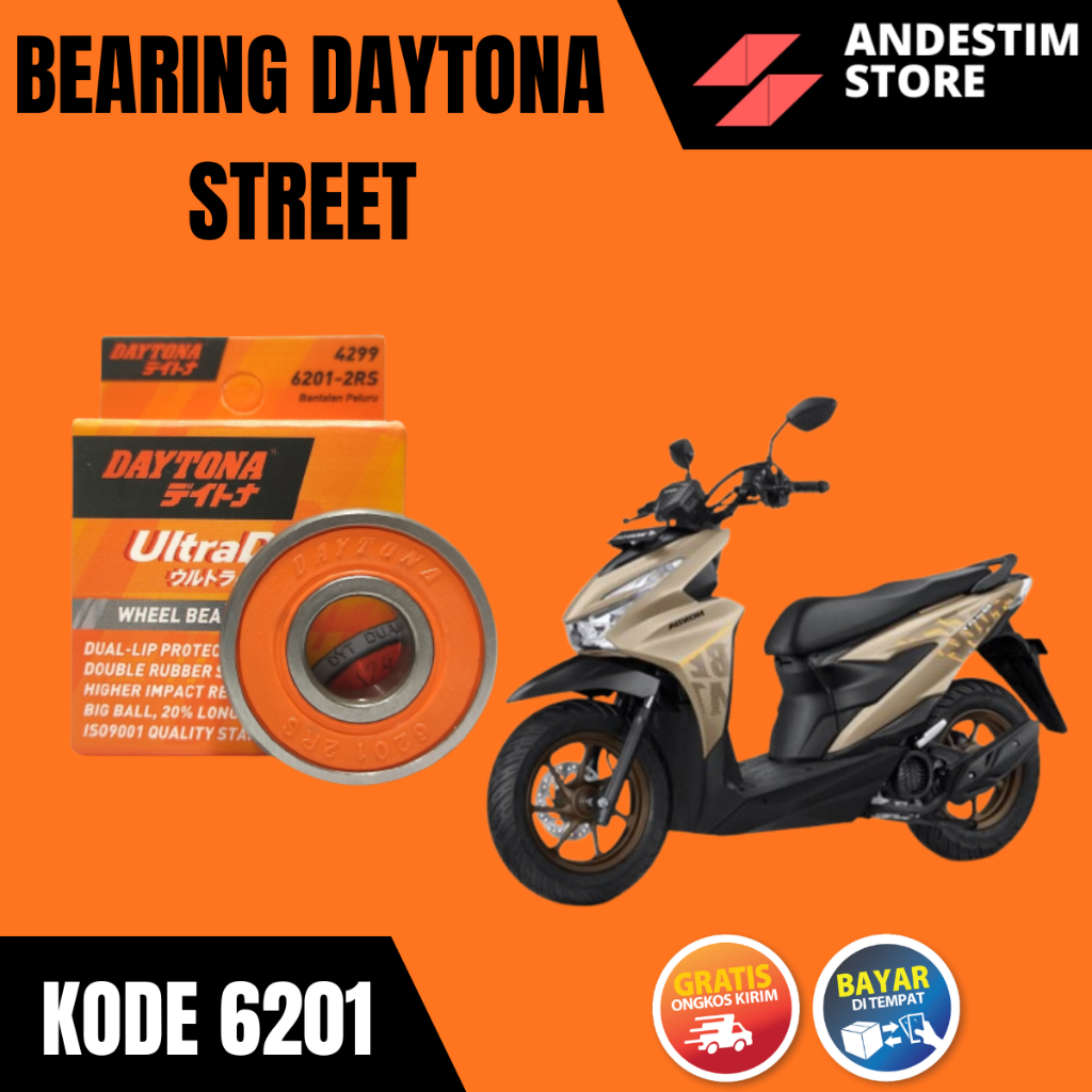 Bearing laher daytona honda beat street original 6201-RS