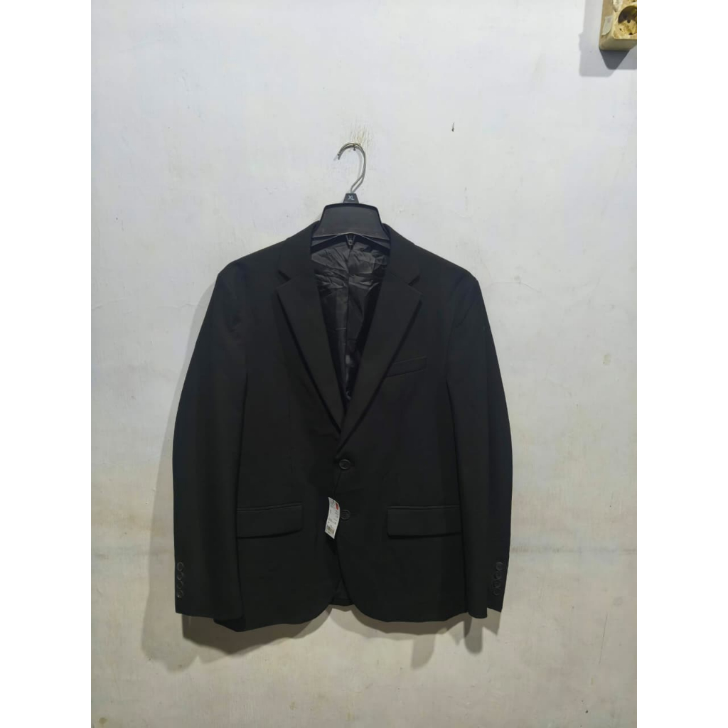 MUSINSA STANDART HITAM SZ M| Blazer Minus Pria | Jas Blazer Branded | Jas Nikah | Jas Kantor | Blaze