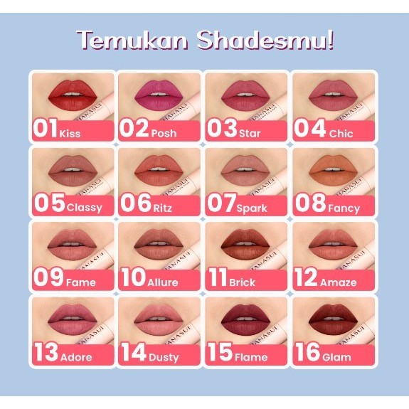 UNDLE - Hanasui BPOM Boba Mattedorable Lip Cream Tintdorable Lip Tint | Lip Stain | Lipstick Hanasui