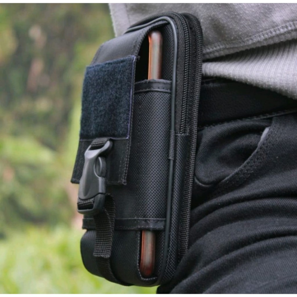 Dompet Hp Pinggang Pria Doubel Slot Tactical Army