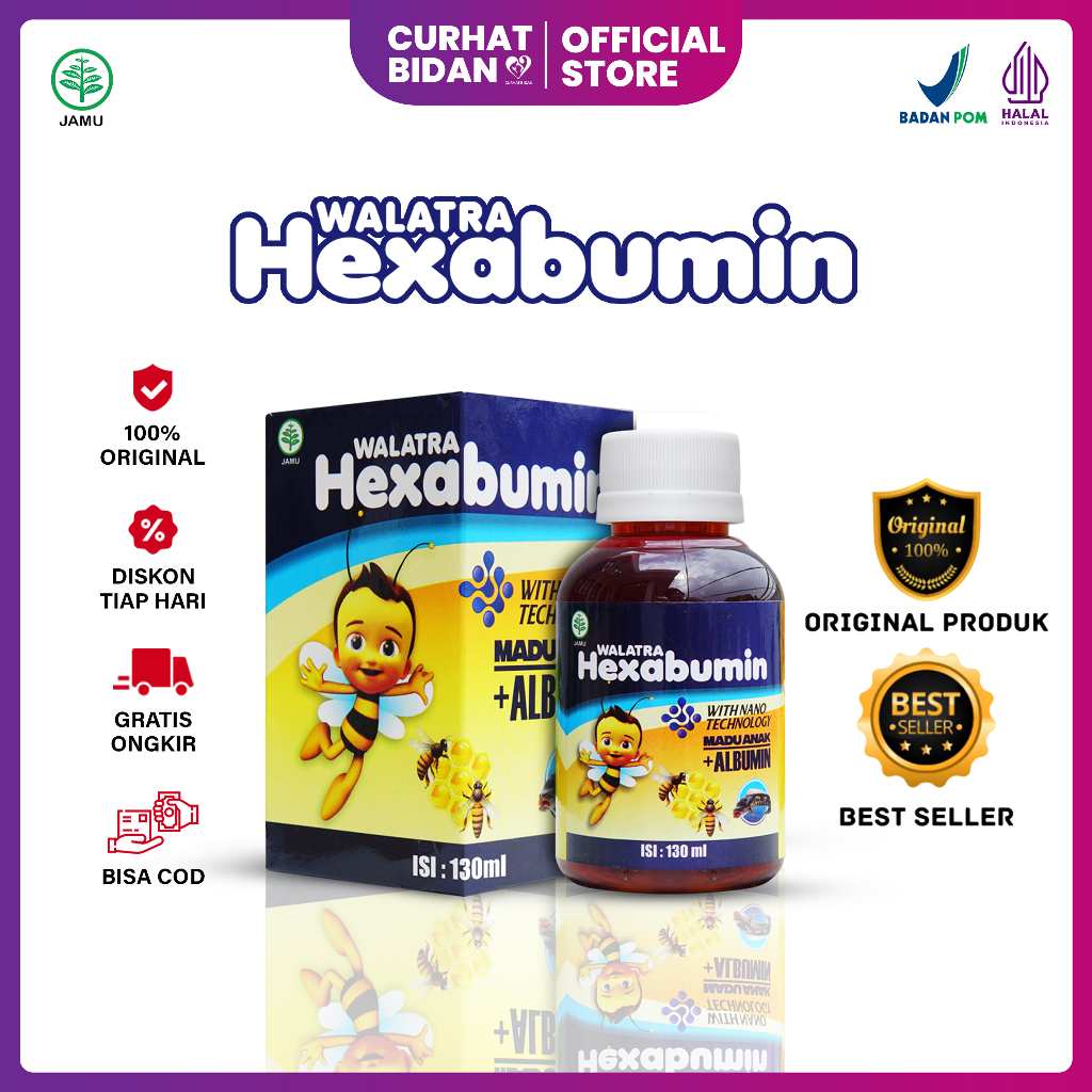 Madu Untuk Melancarkan Pernapasan Anak Obat Asma Sesak Napas Mengi Nyeri Dada Nafas Berat Hexabumin 