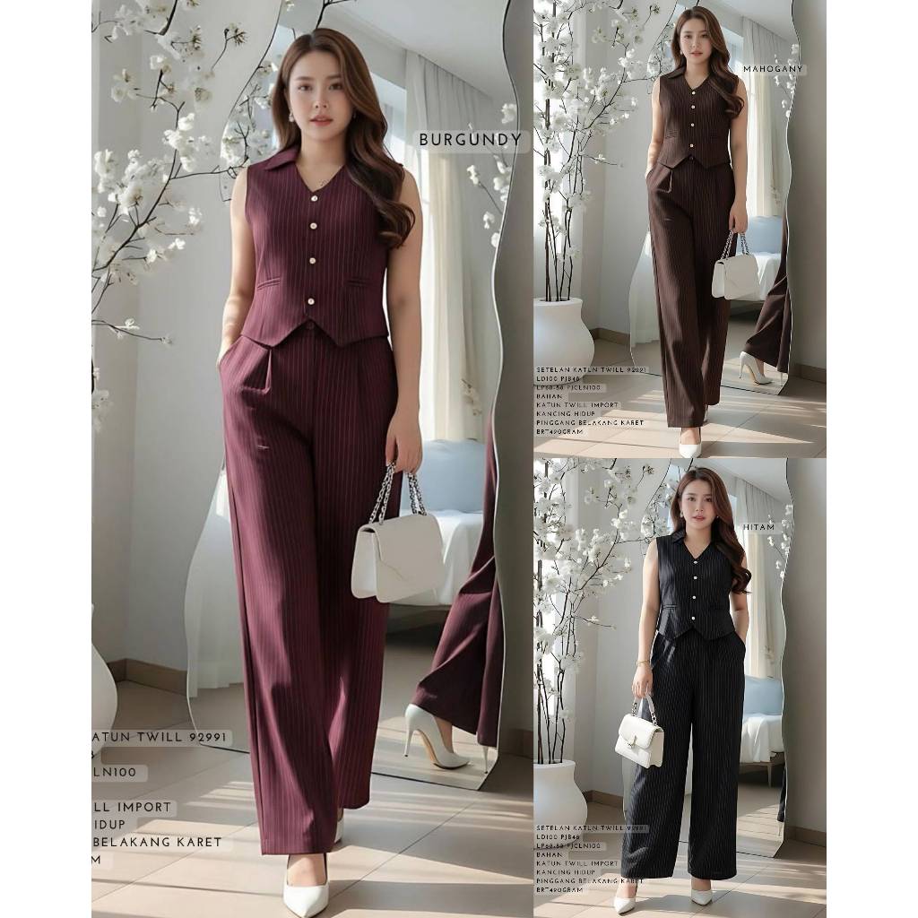 Setelan 92991 Setelan Katun Twill Import - FZB