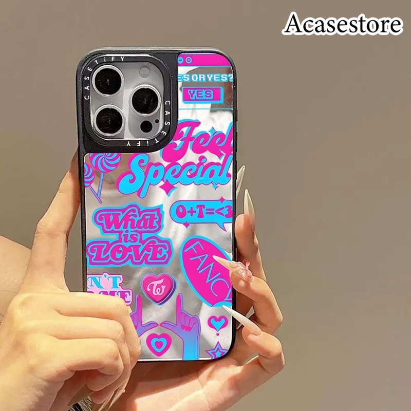 NEW WITH BOX CTFY TWICE girl group mirror phone case Compatible for Iphone 16 15 14 13 12 11 X Xs Xr