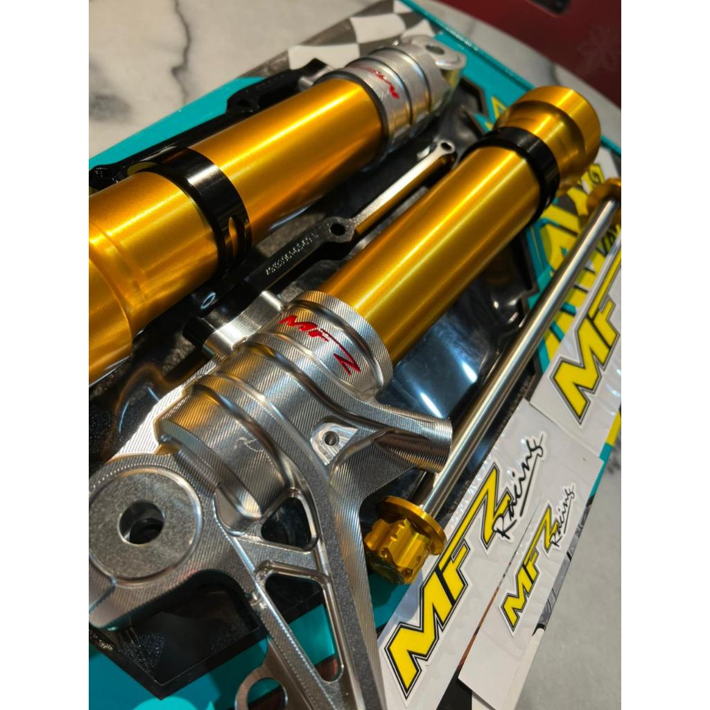 MFZ Racing Bottom Shock Lowering Honda Forza CNC Black & Gold Silver