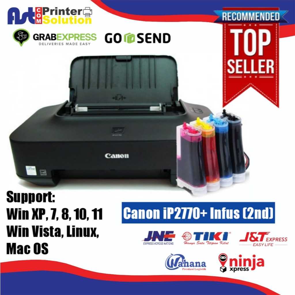 Printer Canon IP2770 Infus | Siap Pakai | Second Baik Like New IP2770