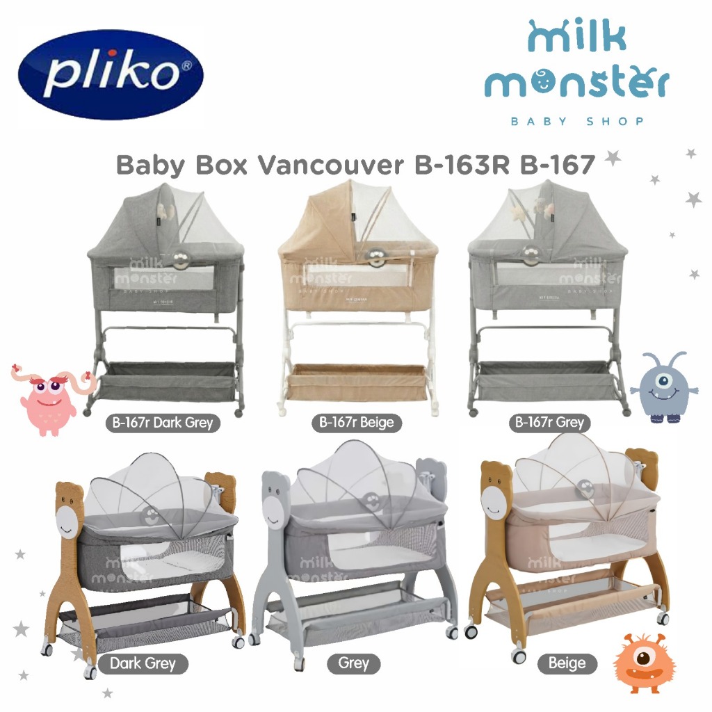 Pliko Baby Box Vancouver B-163R B-167 / keranjang box tidur bayi