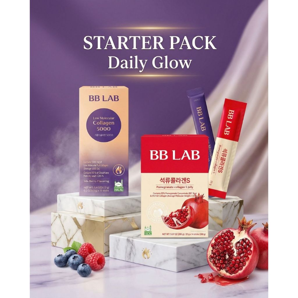 [Nutrione] BB LAB Daily Glow SET: Low Molecular Collagen 5000 + Pomegranate Collagen S Jelly