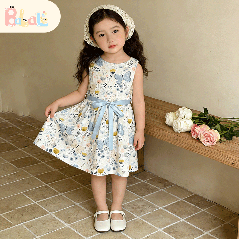Dress anak perempuan bahan katun import /gaun anak cewek rok mini / Dress ulang tahun