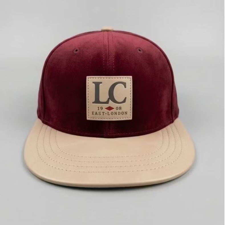 Topi Lee Cooper Original Vintage Maroon Beige Second Thrift