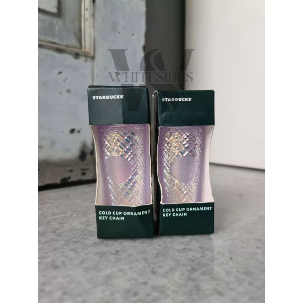 Cold Cup Bling Keychain - Starbucks Whole Bean 250gr gram VIA Instant 12 Sticks 3 Teavana Bag KEYCHA