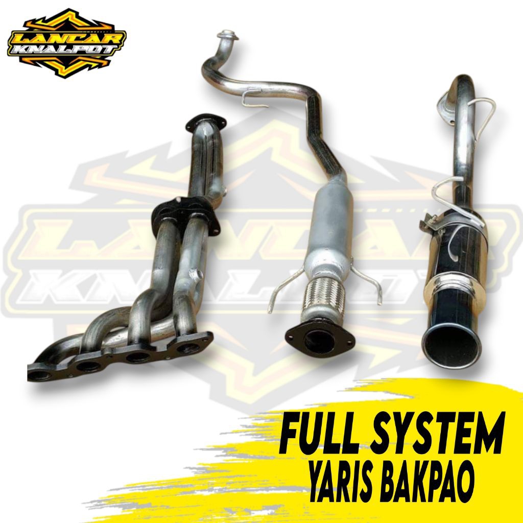 Full System Knalpot Yaris Bakpao