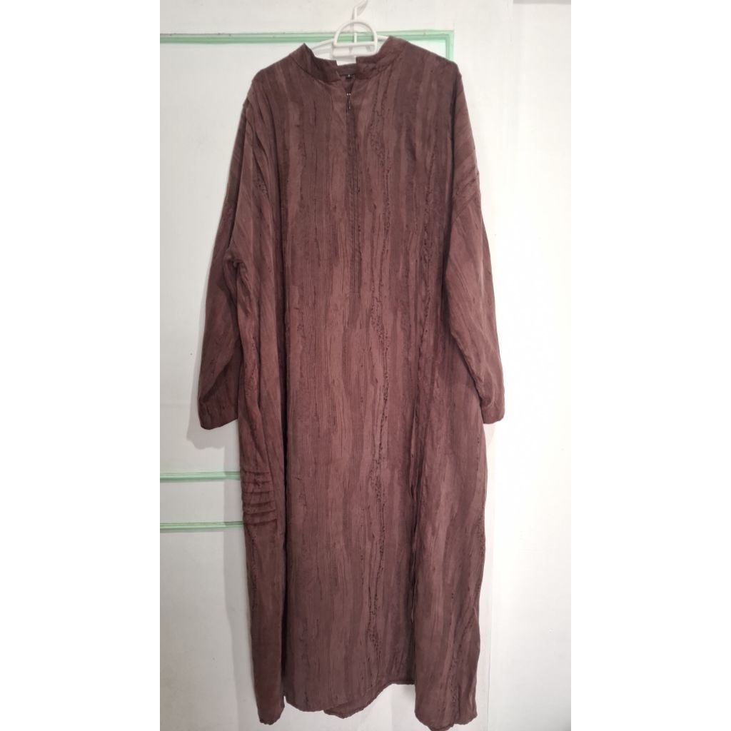 Preloved Teeqa Abaya Exclusive Taza Burgundy