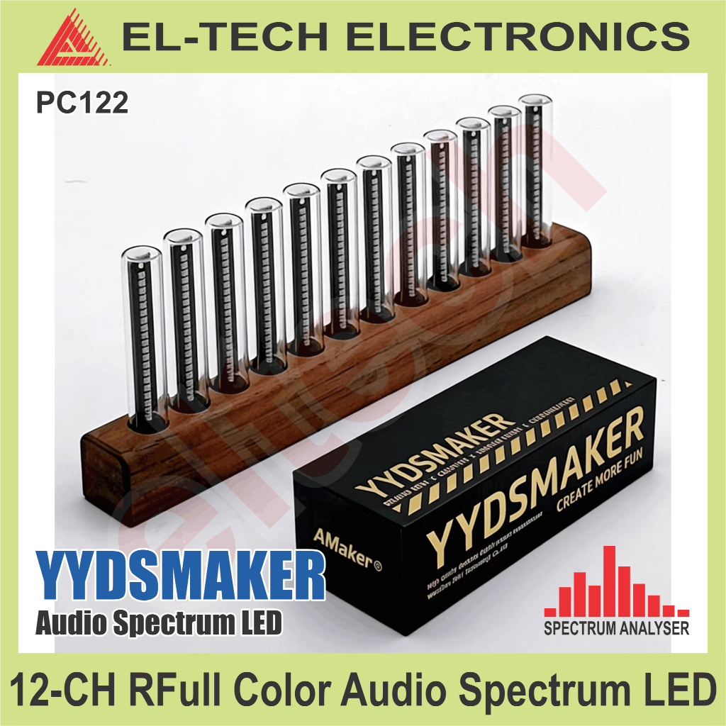LED Audio Music Spectrum Display Analyzer Light Bar Home Audio Spektrum Analiser Peka High Sensitivi