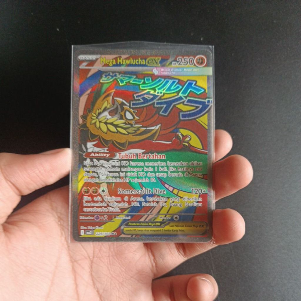 Kartu pokemon Mega Hawlucha MA