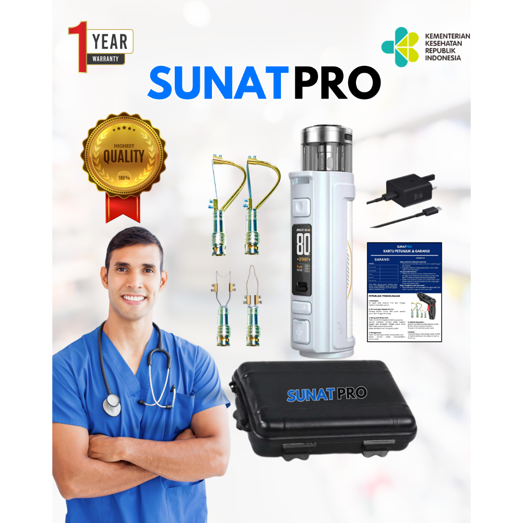 SunatPro Prestige Series – Thermocauter Digital | Circum Cauter | Adjustable Temperature | Alat Suna