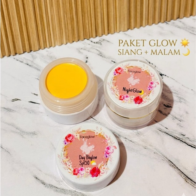 READY || FACEGLOW PAKET GLOW/KUSAM/FLEK/NORMAL (SIANG MALAM)
