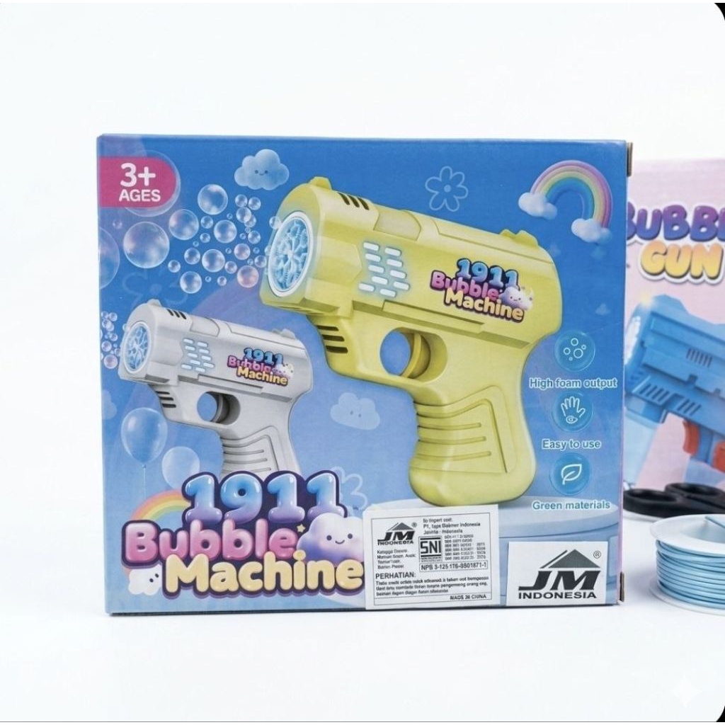 Mainan Bubble Machine Bubble Gun - Pistol Pembuat Gelembung Sabun