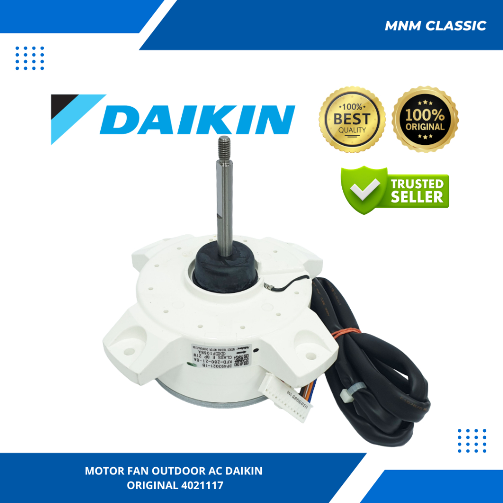 FAN MOTOR OUTDOOR AC DAIKIN NO PART 4021117 ORIGINAL