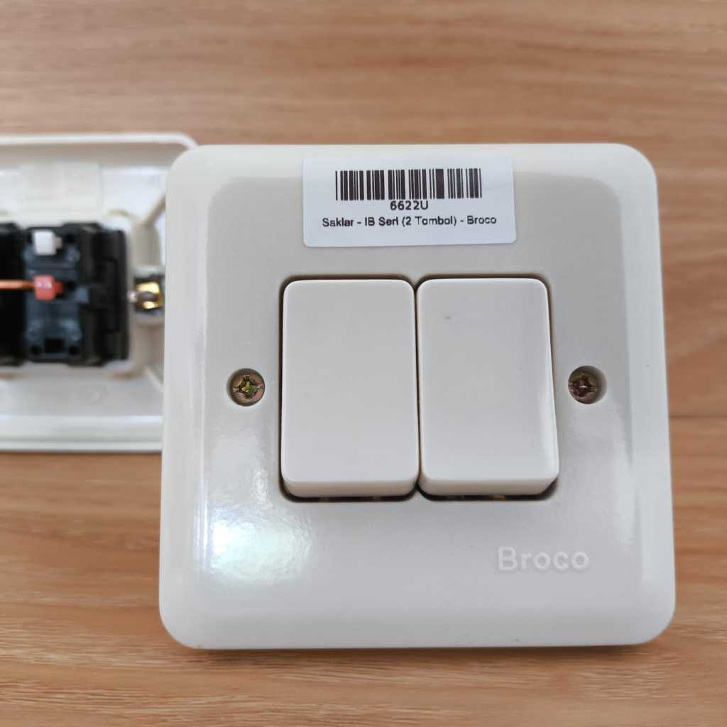 Saklar - IB Seri (2 Tombol) Merk Broco