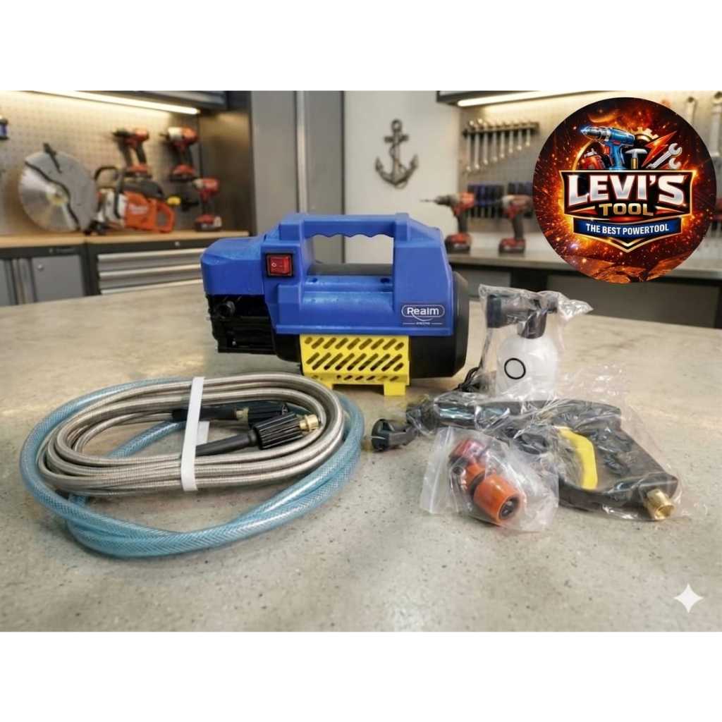 JET CLEANER REAIM 600W 350BAR CUCI MOTOR CUCI MOBIL