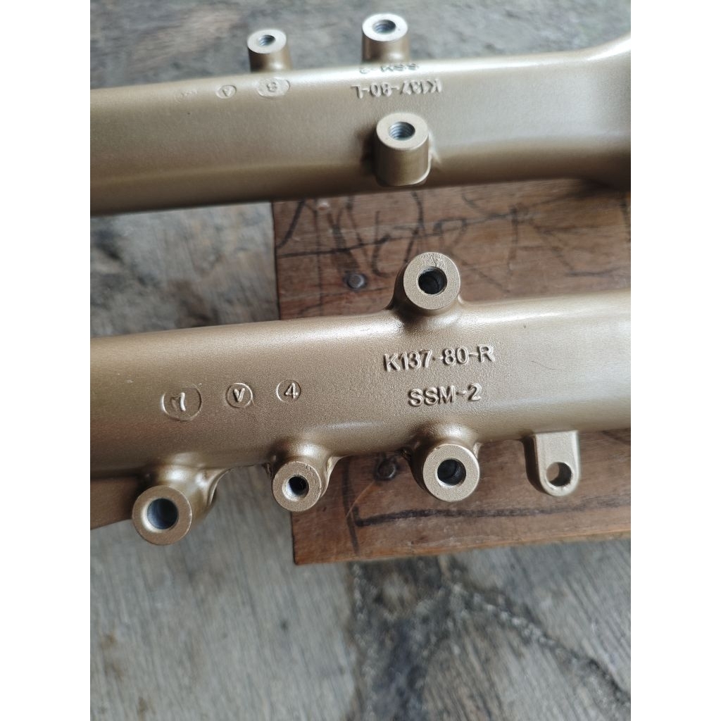 shock depan ninja rr old asli gold original baru