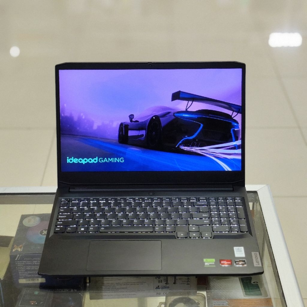 LENOVO IDEAPAD GAMING 3 AMD RYZEN 5 RAM 12GB RTX 2050 4GB SECOND BEKAS SIAP PAKAI