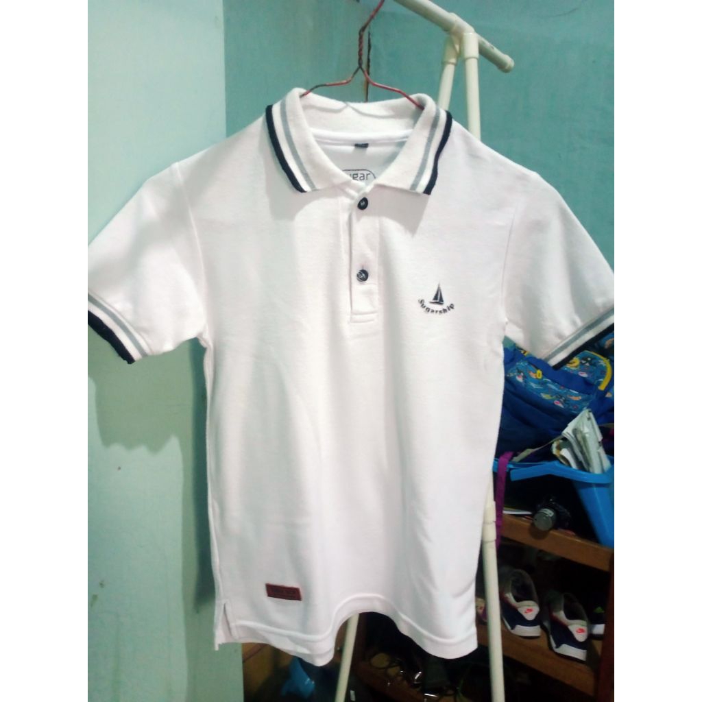 Preloved Kaos Polo Atasan anak laki laki Lengan pendek size XL merk Sugarship Original