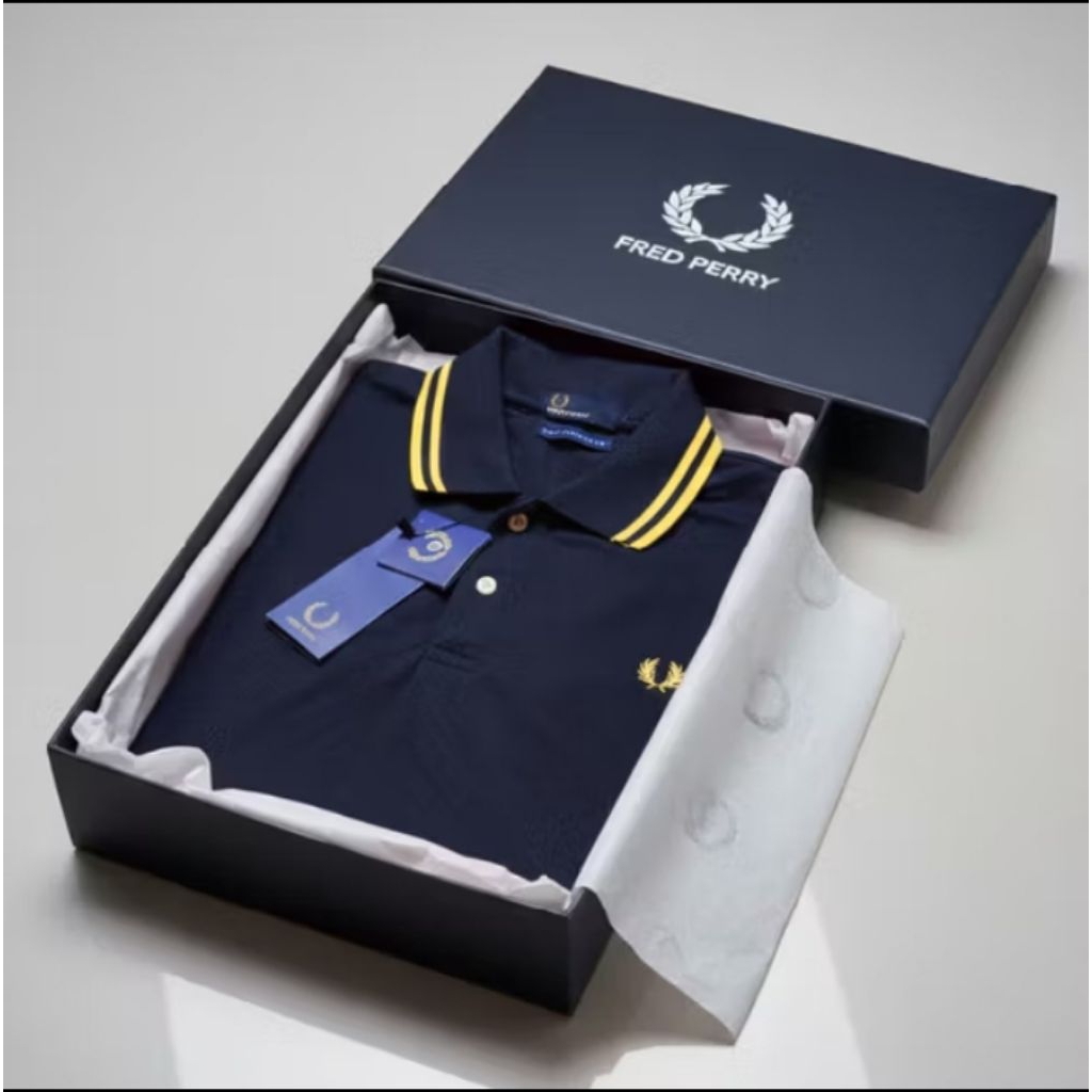 KAOS KERAH FRED FERRY T-SHIRT POLO CASUAL