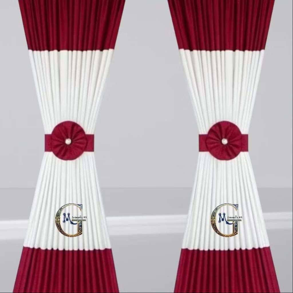 Gorden kupu kupu Gorden kombinasi gorden minimalis Abu silver