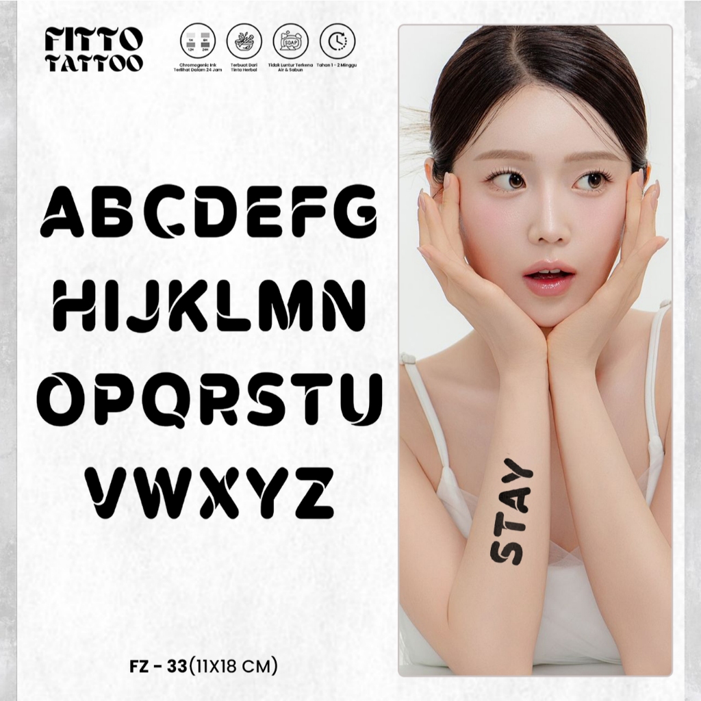 Stiker Tato Temporer Sasuke Naruto Fortis Fortuna Anti Air Fruit Ink Premium Semi Tatto Temporary