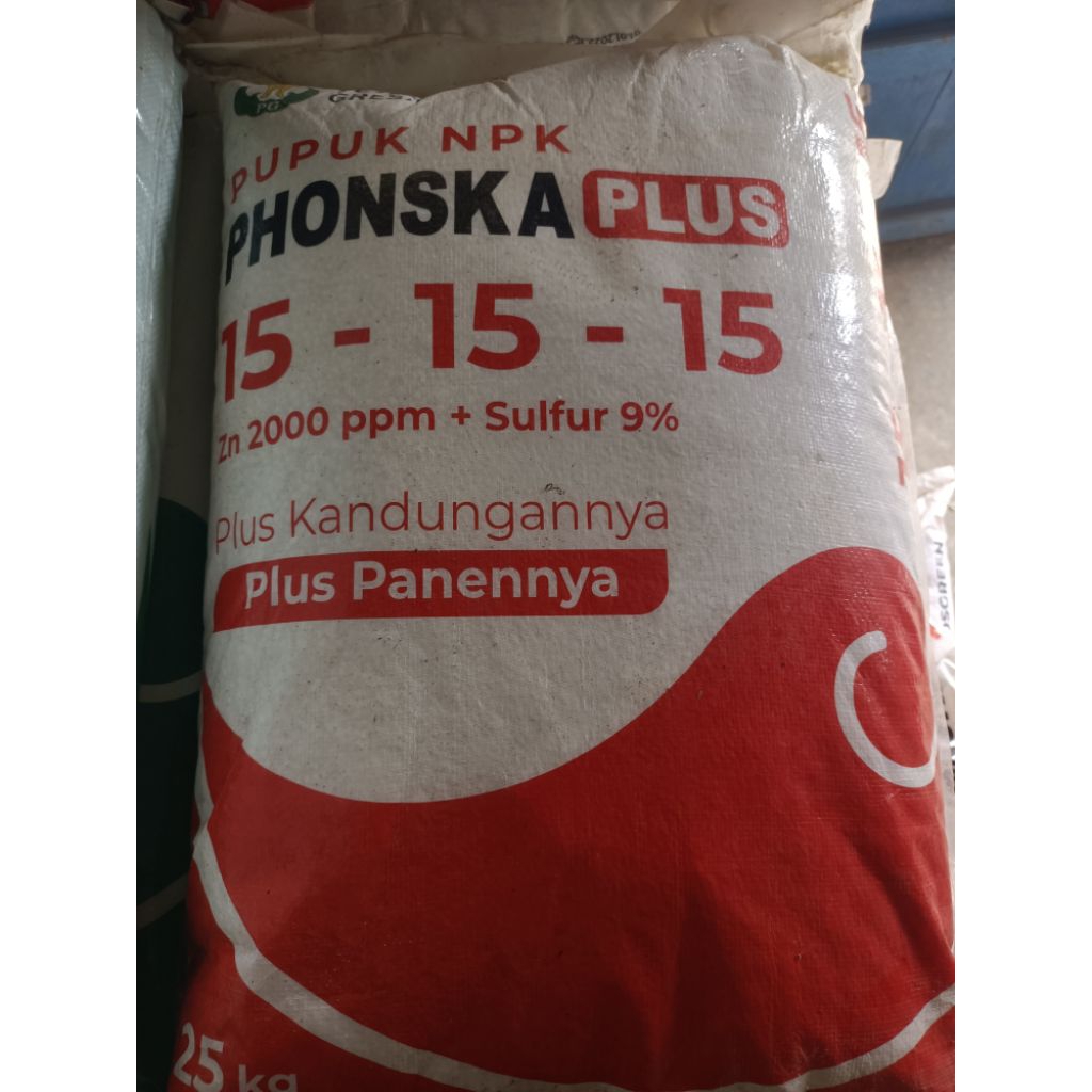 NPK 15-1515. ponska plus kemasan pabrik 25 kg