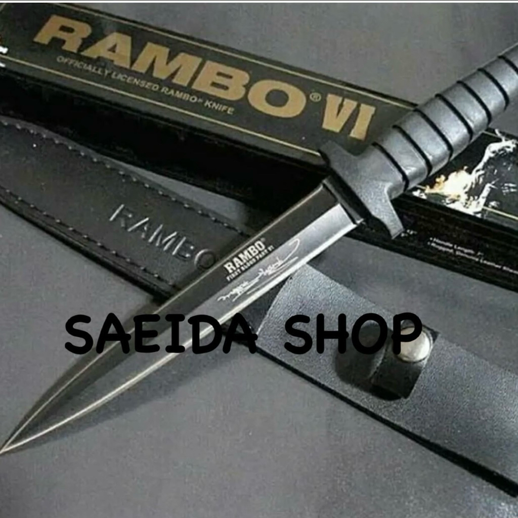 Pisau Rambo/Rambo 6 /Pisau Lempar Bisa COD